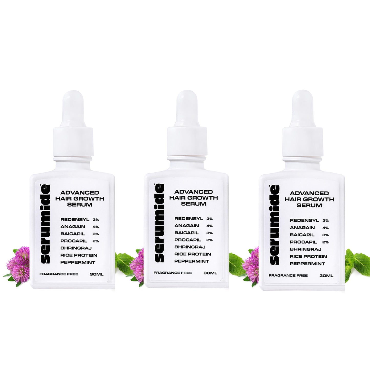 Buy three pack hair growth serum for thicker hair