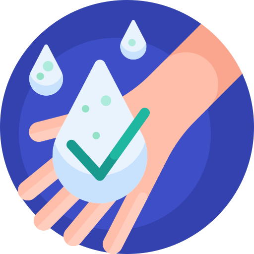 Dermatologically tested icon – safe for all skin and scalp types